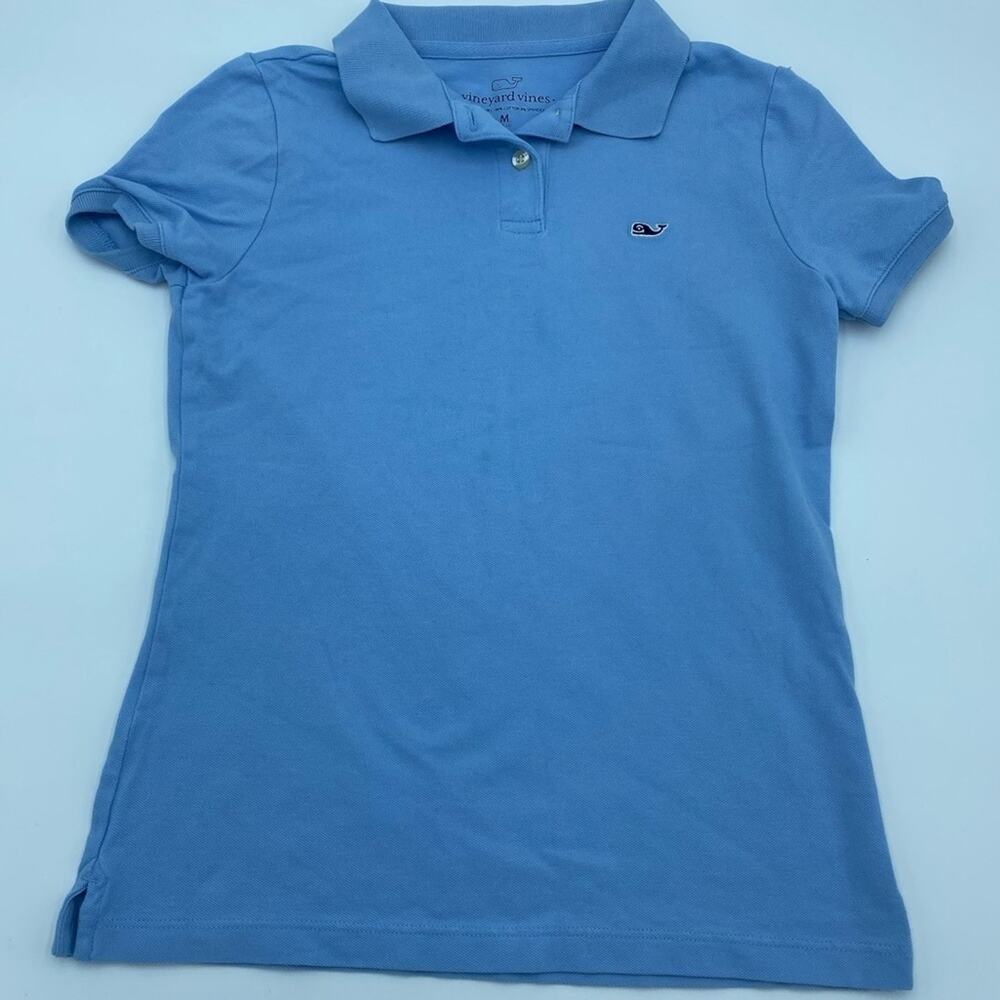 Vineyard Vines X Target Light Blue Short Sleeve Polo Shirt - 10/12